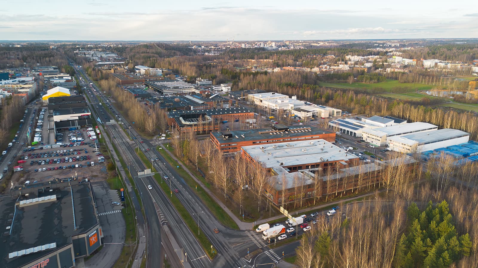 Ilmakuva Konalankulmasta — Ruosilankuja 3, Helsinki